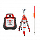 Комплект: ротационный нивелир RGK SP-100 + штатив, рейка Комплект: ротационный нивелир RGK SP-100 + штатив, рейка